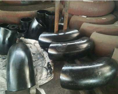 Aço carbono sem emenda 90 tamanho regular de Asme B16.9 Sch40 do cotovelo do grau