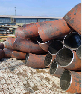 Cotovelo de dobra da tubulação do aço carbono com tratamento térmico etc.